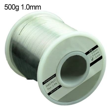 

YZdevelop 50/100/500g 0.6/0.8/1mm DIY Solder Tin Wire for Electrical Soldering Repairing