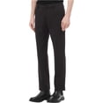 thumbnail image 2 of Calvin Klein - Pantalones de vestir ajustados a cuadros para hombre, color gris, 30 W x 32 L, 2 of 2