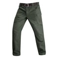 thumbnail image 2 of JURANMO Men's Cargo Work Pants Outdoor Water Resistant Tactical Pants Casual Lightweight Hiking Ripstop Pants Solid Color Work Trousers with Multi Pockets Back to School Deals Green S, 2 of 7
