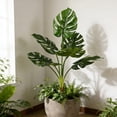 thumbnail image 4 of NWOKYZGH 1Pc Fake Plants Tall Artificial Faux Plants Indoor for Home Decor Tropical Artificial Palm Tree, Banana Leaves Tree, Monstera, Taro Leaves for office Outdoor, 4 of 6