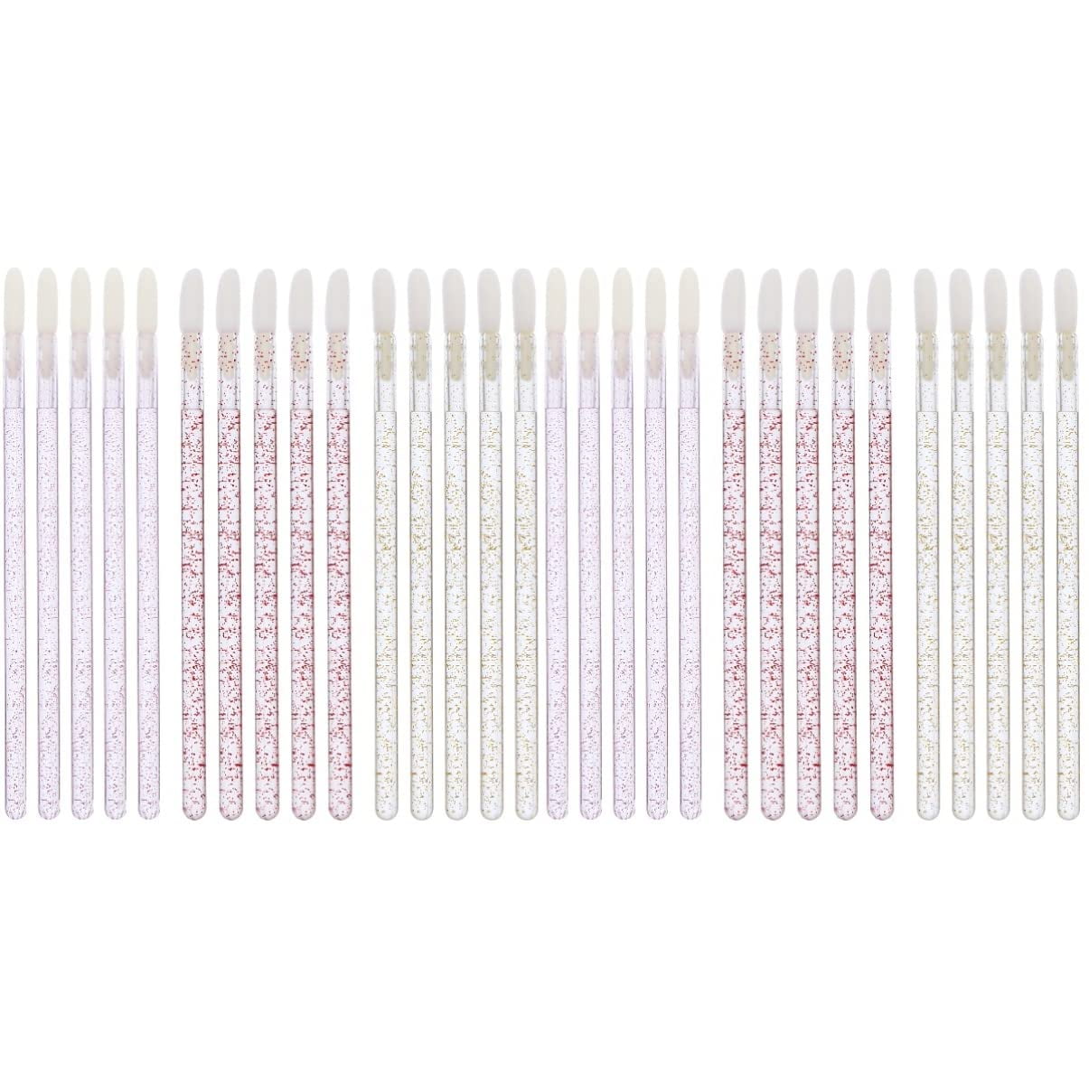 300pcs Beauty Brush Wands Pink, Tool Glitter Applicators Brushes Lip