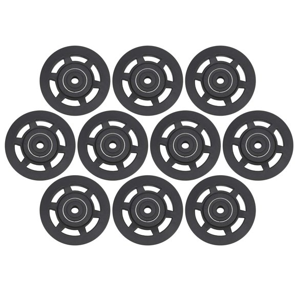 Juego de 10 poleas de nailon universales de 95 mm para equipos de fitness y gimnasio
