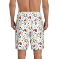 thumbnail image 4 of Lsque Geometric Retro Mens Sleep Pajama Shorts,Short Pajama Pants, Cotton Ultra-Soft Knit-X-Large, 4 of 9