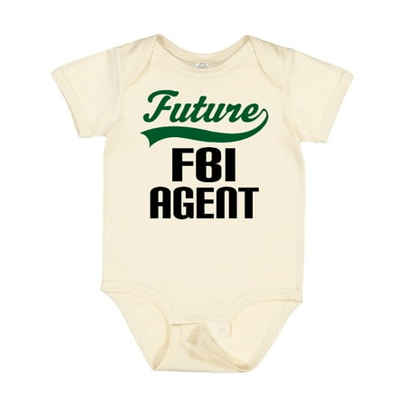 

Inktastic Future FBI Agent Childs Job Gift Baby Boy Bodysuit
