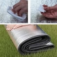 thumbnail image 5 of Camping Sleeping Pad Double Sided Aluminum Picnic Mat Thick Tent Floor Blanket Waterproof Damp Proof Foam Mattress Ground Cover Packable Tarp for Outdoor Hiking，White, 5 of 6