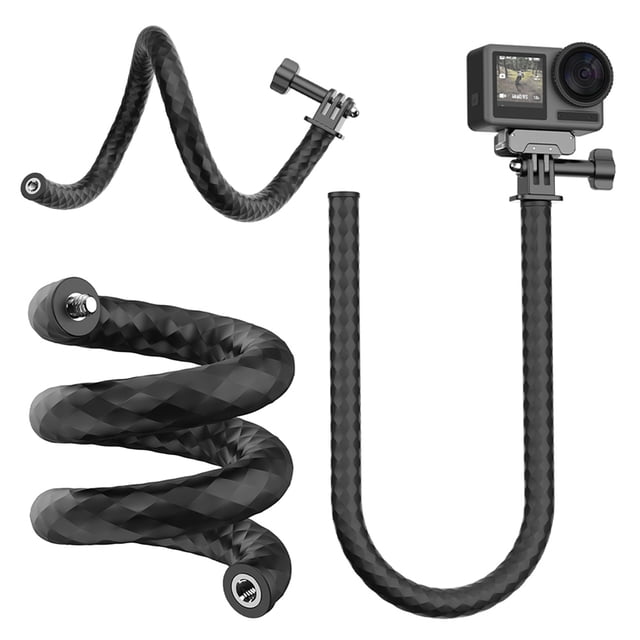 Soporte Cuello Flexible para DJI Pocket 3/Action 4/3 Insta360 GO 3S