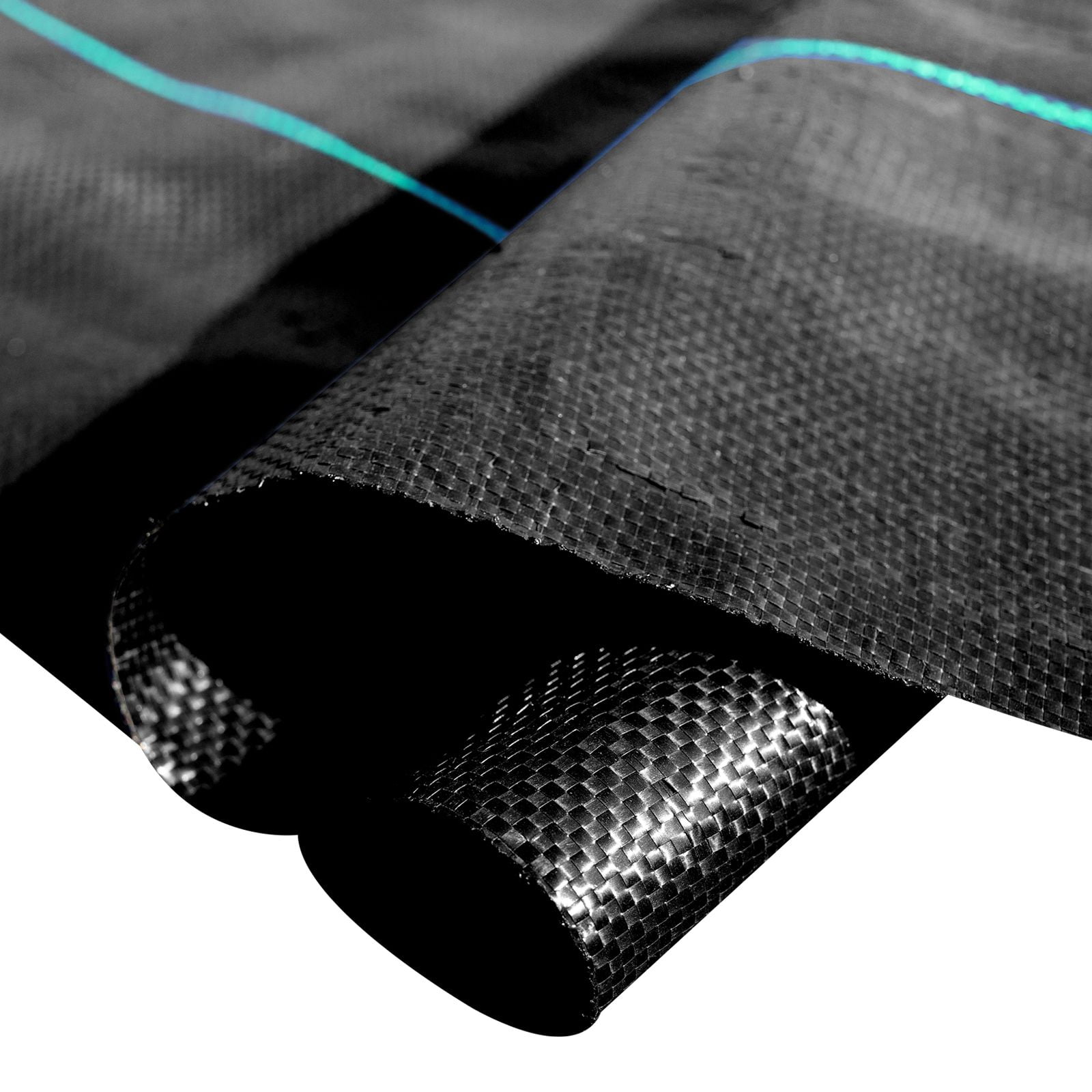 Weed Control Fabric 6ft x 300ft - Geo Textile Fabric Heavy Duty - Woven Ground Cover for Commercial Greenhouse, Yard, Garden Barrier Cloth Blocker Mat