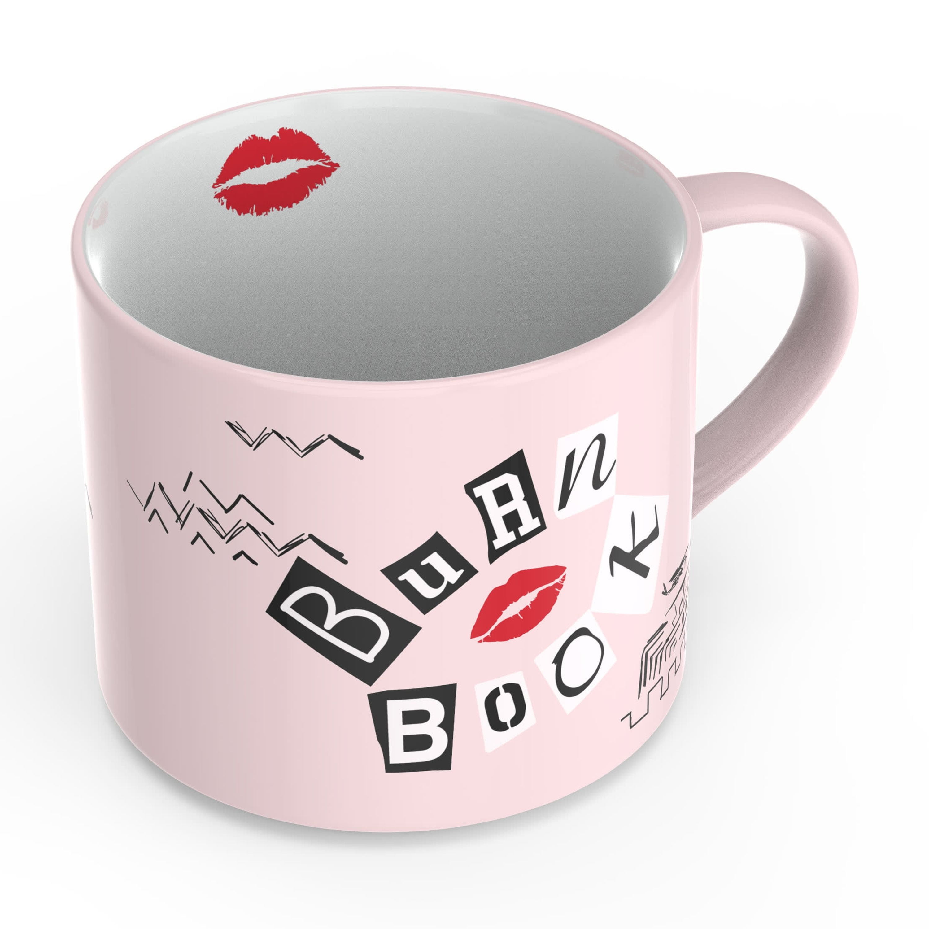 (4 pack) Zak Designs 15oz Modern Mug, Mean Girls