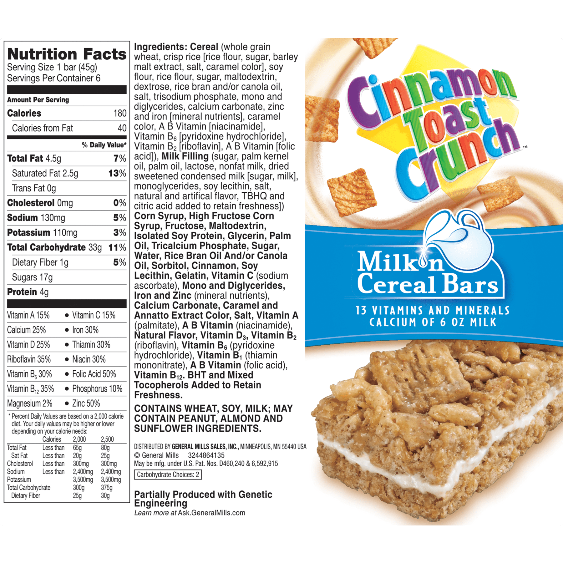 Cinnamon Toast Crunch Churros Nutrition Facts Bios Pics