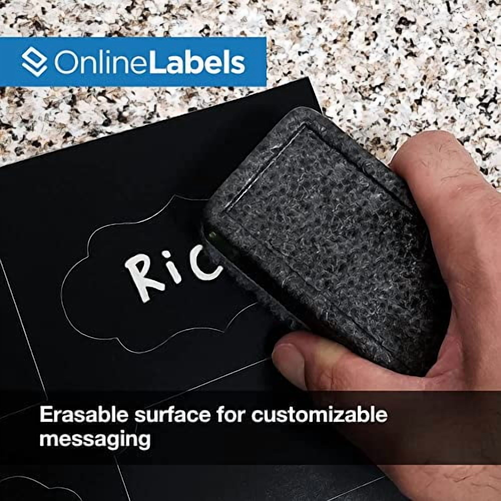 Decorative Chalkboard Stickers - 80 Labels 10 Sheets Writeable For ...