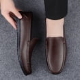 thumbnail image 5 of Pure White Slip-On Hand Stitched Casual Driving Loafers, 5 of 8