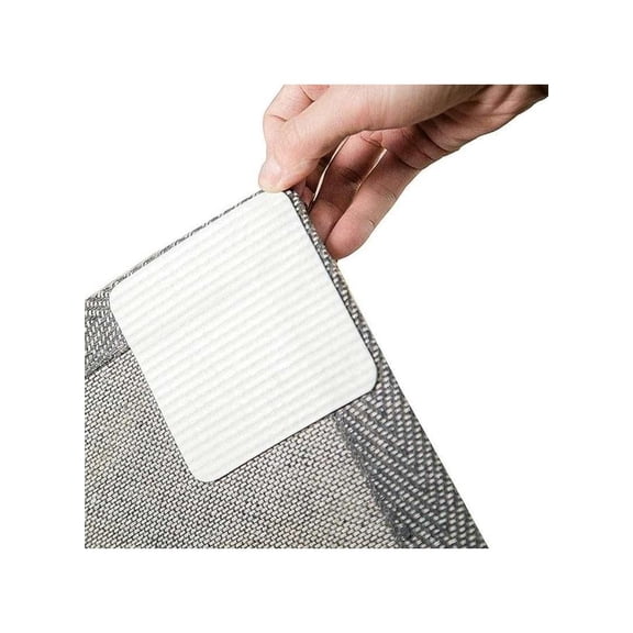 Rug Grippers, Non-Slip Pads & Under Carpet Tape - Anti-Slip Carpet Adhesive to Prevent Sliding - Hardwood Floors Compatibility