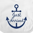 thumbnail image 4 of Inktastic Just Arrived Nautical Anchor Boys or Girls Baby Bib, 4 of 4