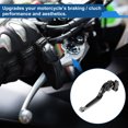 thumbnail image 3 of Palancas de freno y embrague cortas y largas Unique Bargains para Kawasaki Z650RS 2022, palanca de freno ajustable de aleación de aluminio, mango negro con extremo de titanio, 1 par, 3 of 7
