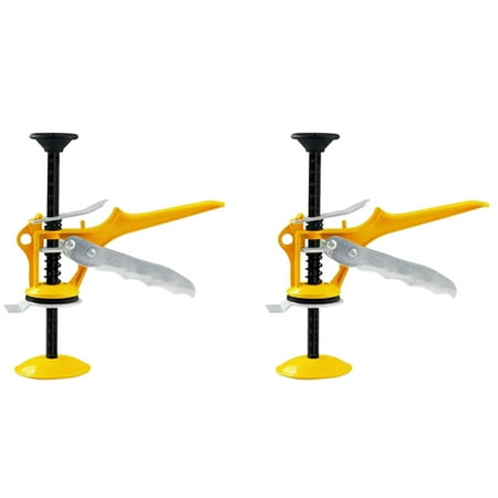 

2X Tile Locator Tile Height Adjuster Lifter Bricklayer Floor Tool Wall Tile Top Leveler Hand Tool Wall Regulator