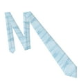 thumbnail image 4 of Naloa Blue Marble Print Solid Color Tie Formal Necktie for Men，Suitable for business, daily life, work, 4 of 5