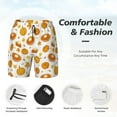 thumbnail image 3 of Fotbe Pumpkin Maple Leaves Traje de Baño para Hombre – Shorts de Natación de Secado Rápido con Forro y Bolsillos-X-Large, 3 of 6