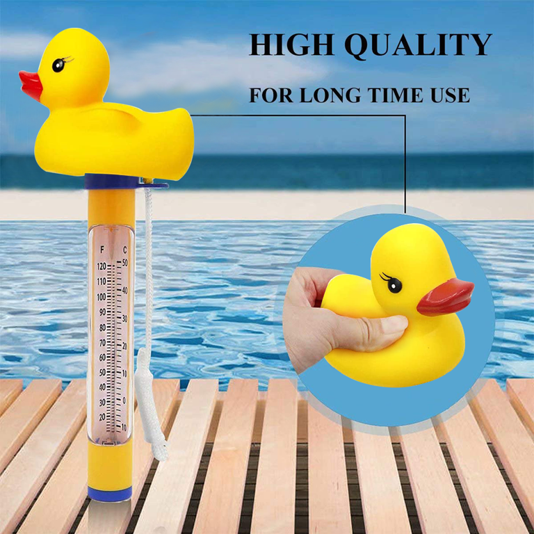 Pool Thermometer-Asunder Pool Thermometer Floating Easy Read, Pool Thermometer Floating for Swimming Pool, Spa, Tubs and Ponds