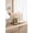 White, variant on Kate and Laurel Koni Modern Three-Piece Home Office Organization Set, 13 x 8 x 9, Antique Brass and White, Wood and Metal Organizational Set for Office with File Folder Holder