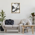 thumbnail image 3 of Stupell Industries Abstract Floral Shape Botanical & Floral Painting Gold Floater Framed Art Print Wall Art, 25 x 31, 3 of 10