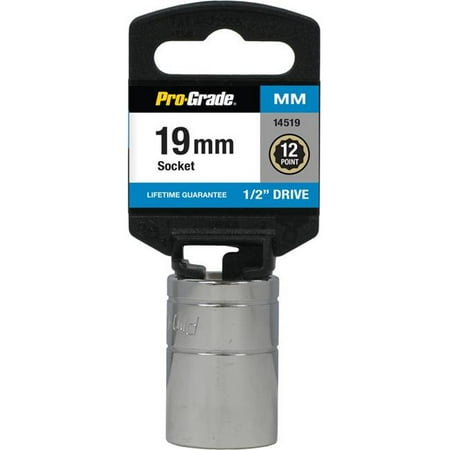 

Pro-Grade 14519 0.5 in. Drive x 19 mm 12 Point Socket