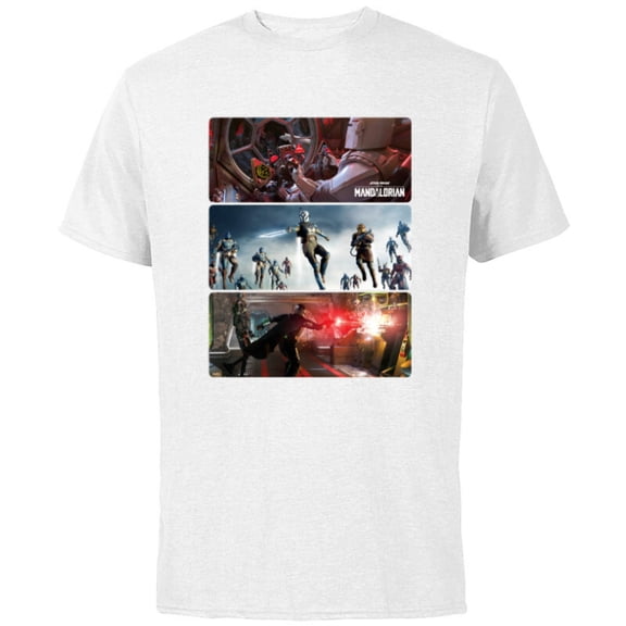 Star Wars The Mandalorian Season 3 The Return Concept Art - Short Sleeve Cotton T-Shirt for Adults - Customized-White