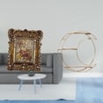 thumbnail image 2 of Marco de fotos,Marco de fotos retro Marco de fotos de mesa vintage,Marco de fotos adornado para colgar en la pared,decoración del hogar,Estante de almacenamiento de pared,Estantería colgante, 2 of 8