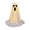 D, variant on Dalang Fabric Ghost Standing Ornament with Round Eyes and Fangs, Freestanding Halloween Decor for Porch Mantel Table