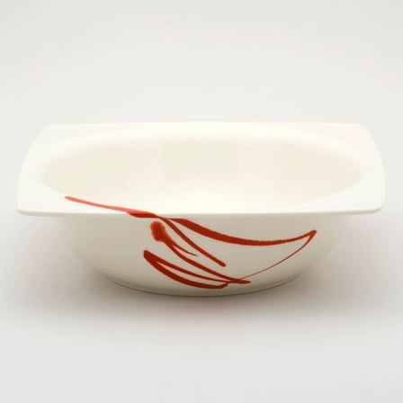 Red Vanilla Paint It Red Square Salad Bowl 8.5" 48oz (Set of 2)