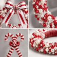 thumbnail image 4 of 2D DIY Christmas Pearl Wreath Making Kit Craft Decoration Set 7.87x7.87in, 4 of 6