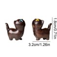 thumbnail image 4 of Figura Gato Con Cabeza Inclinada en Miniatura Hecho A Mano (sándalo), 4 of 4
