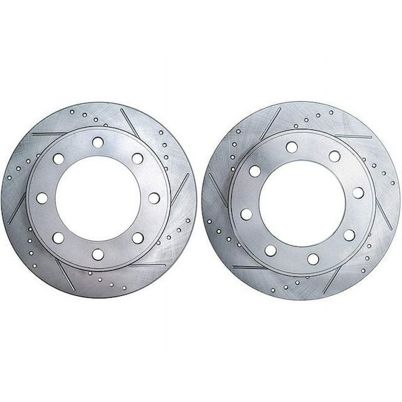 Front Brake Rotor Set - Compatible with 1994 - 1999 Dodge Ram 2500 1995 1996 1997 1998