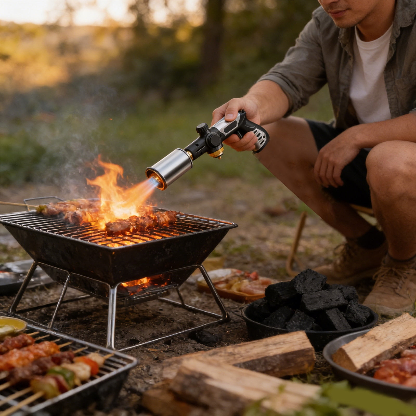 Propane Torch Saker Adjustable Flame for Cooking Weed Burning