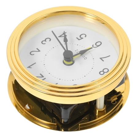 OULII Classic Alarm Clock Quartz Alarm Clock Golden ABS 1Set