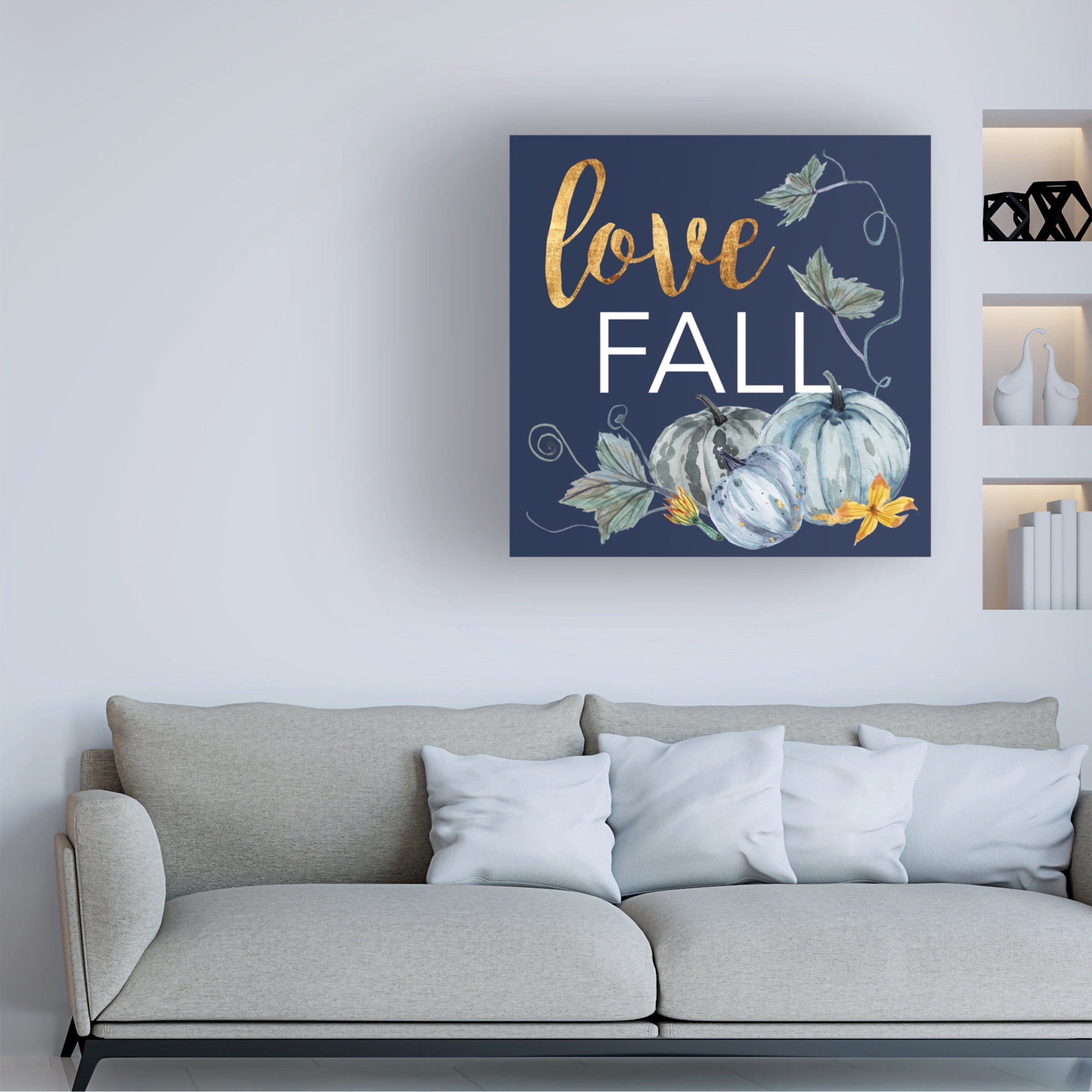 Melissa Wang 'Indigo Harvest IV' Canvas Art