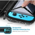 thumbnail image 4 of HEYSTOP Switch Carrying Case for Nintendo Switch Case with Screen Protector, 9 in 1 Nintendo Switch Accessories Kit and 6 Pcs Thumb Grip, Nintendo Switch Protective Case, 4 of 9