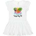 thumbnail image 3 of Inktastic Tampa Bay Florida Flamingo Girls Baby Dress, 3 of 5