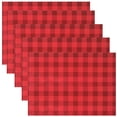 thumbnail image 1 of KAKOWELY 5 rollos de papel de regalo a cuadros rojos y negros para Navidad, bodas, San Valentín, cumpleaños y decoración., 1 of 4
