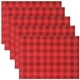 thumbnail image 1 of 5 rollos de papel de regalo a cuadros rojos y negros para Navidad, bodas, San Valentín, cumpleaños y decoración, 1 of 7