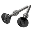 thumbnail image 2 of 2X Quick Release Latch License Plate Lock Clip 1.25 Inch Diameter Aluminum Alloy Lock Clip Kit 4 Inch Long (Black), 2 of 7