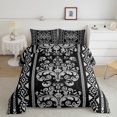 thumbnail image 1 of Erosebridal Aztec Damask Bedding Full Comforter Set, Retro Floral Down Comforter, Bohomian Theme Decor, Microfiber, 1 of 7