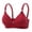 Red, variant on Comfortable Bras for Women Cotton Nursing Bras for Breastfeeding No Underwire Support Smooth Bralettes Red, Size 40