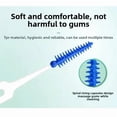 thumbnail image 4 of Interdental Silicone Brcomhes Dental Toothpicks Brcomh Between Teeth Silicone Toothpicks With Thread Oral Cleaning Tool, 4 of 6