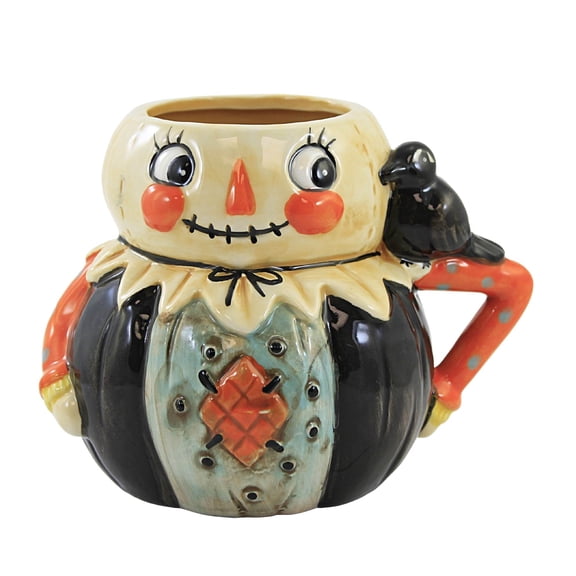 Tabletop Scarecrow Mug Ceramic Fall Scare Crow Drink H9375 Boy