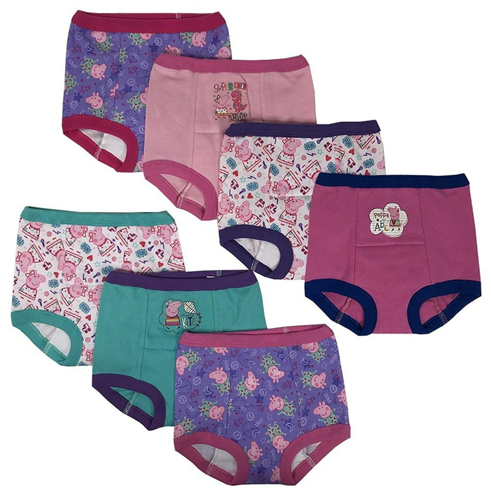 Handcraft Mfg Handcraft Peppa Pig Girls Potty Training Pants Panties Underwear Toddler 7Pack