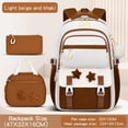 thumbnail image 2 of School Backpack Set for Girls,3pcs Bookbag with Lunch Box Pencil Case School Bag Set, 2 of 2