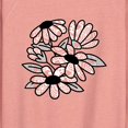 thumbnail image 3 of Instant Message - Patterned Flowers - Women's Lightweight French Terry Pullover, 3 of 7