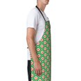 thumbnail image 6 of Zufioo 60s and 70s Style Print Adult Waterproof Apron, Cooking Apron, Flower Arranging and Painting Apron-Adjustable Straps, with Pockets, Kitchen Supplies-One Size, 6 of 9