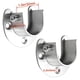 thumbnail image 3 of Hardware 2 Pcs Flange Rod Holder Curtains For Clothes Rod End Supports Round Head Silver Stainless Steel Towel Seat, 3 of 9