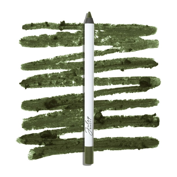 Julep When Pencil Met Gel Delineador de ojos multiusos afilable de larga duración - Camo Green Matte - A prueba de transferencia - Delineador de alto rendimiento